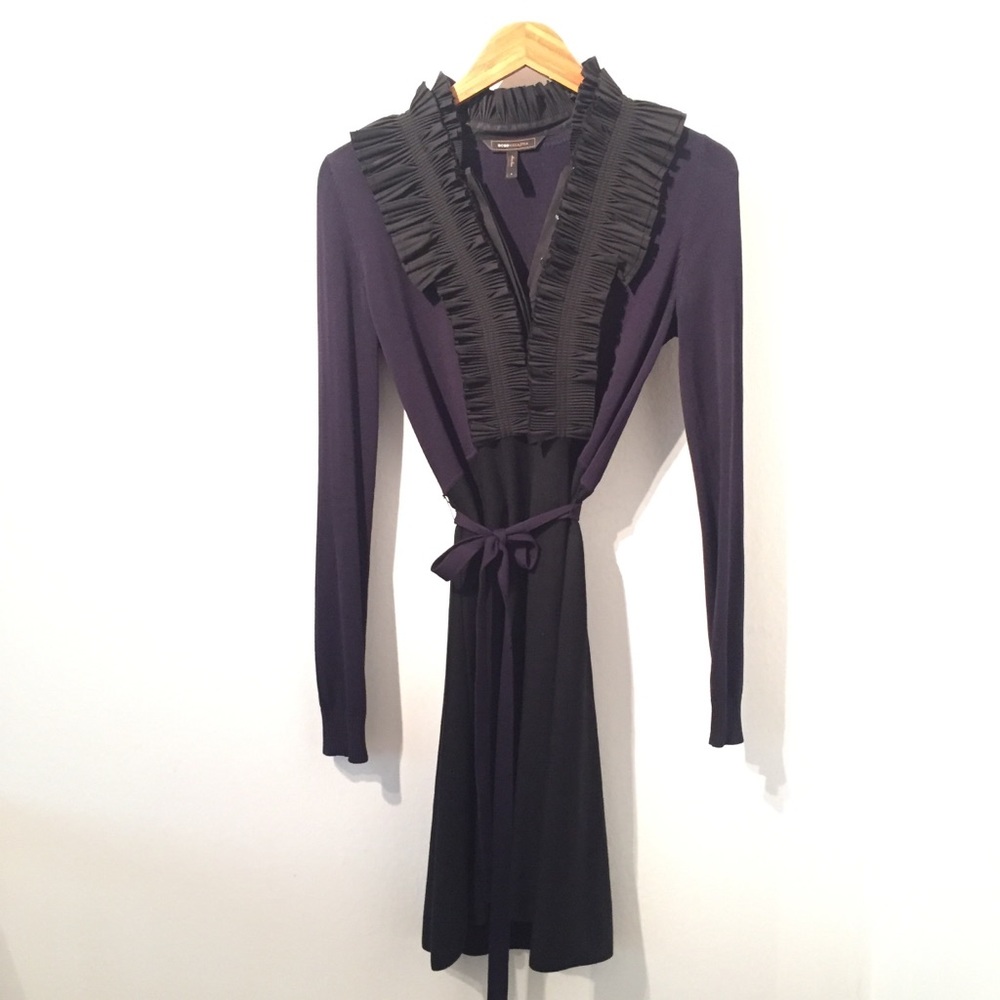 BCBG Black Long Sleeve Dress